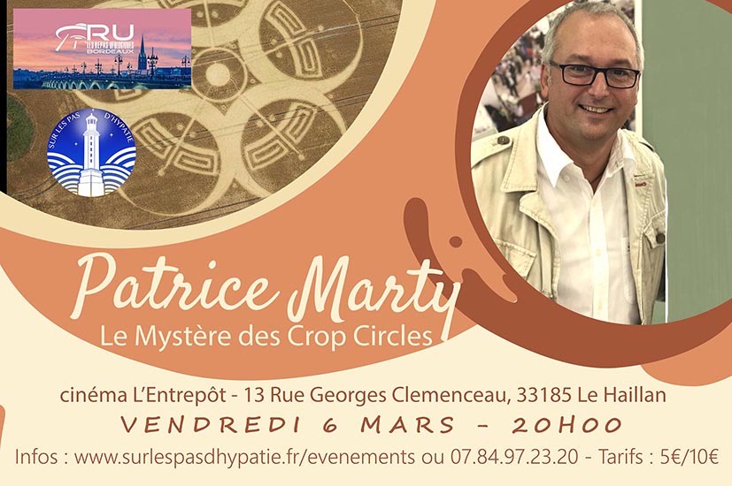 Conférence Patrice Marty Mystère des crop circles